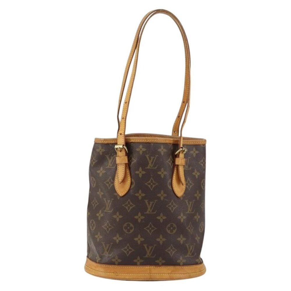 LOUIS VUITTON Monogram Bucket PM Shoulder Bag M42238 LV Auth gh1038 - Picture 2 of 16
